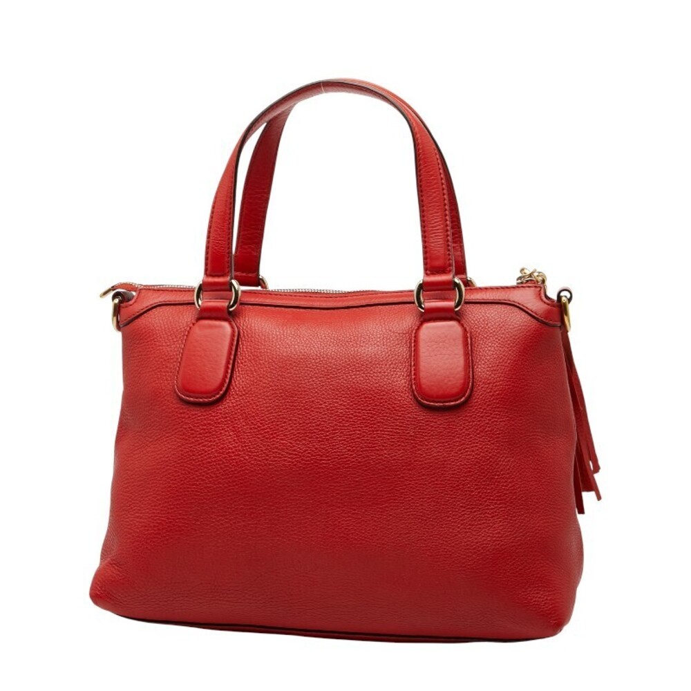 Gucci Bag Soho Shoulder 2way Red Leather